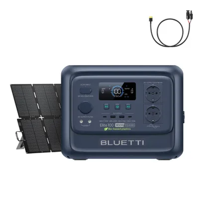 Produktbild von BLUETTI Solargenerator Elite 100 V2 + 500W Solarpaneele , 1024 Wh tragbare Powerstation für Camping, Notfälle und Notstromversorgung , Stromausfälle