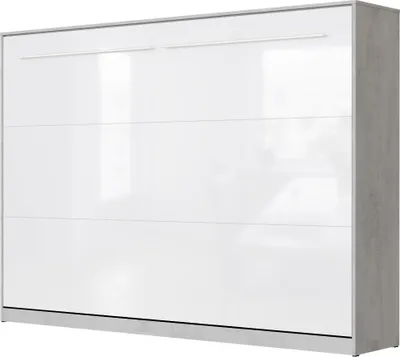 Produktbild von SMARTBett Standard Komfort Lattenrost 140x200 Horizontal Komfort Beton/Weiss Hochglanz