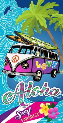 Immagine prodotto di Asciugamano da spiaggia in microfibra Miracle Home, modello Aloha, multicolore, 95 x 175 cm. Codice prodotto: 15073