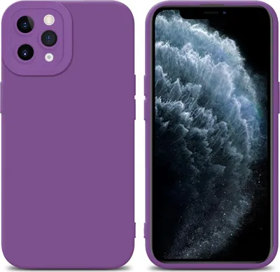 Produktbild von Cadorabo Hülle für Apple iPhone 11 PRO MAX Schutz Hülle in Lila TPU Silikon Etui Case Handyhülle