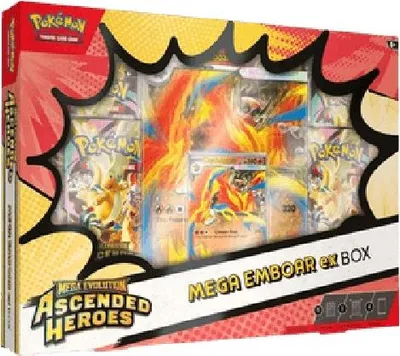 Immagine prodotto di Pokemon Ascended Heroes: Mega Emboar ex Box