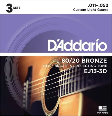 Produktbild von D'Addario EJ13-3D Saiten für Akustikgitarre