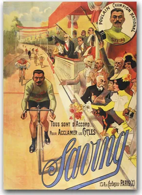 Produktbild von Poster - Canvas - Leinwand - 59,4 cm x 84,1 cm - Fotoposter - Leinwandkunst - Fahrrad