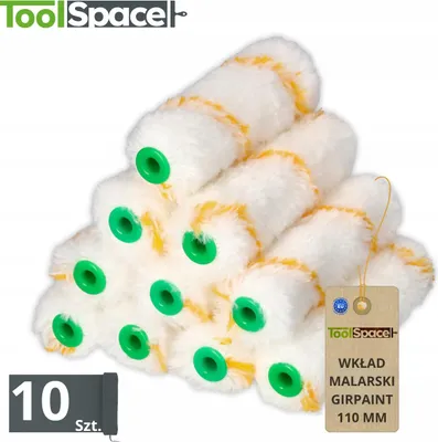 Image de GIRPAINT FARBROLLER GOLDFADEN 11 CM NACHFÜLLUNG Acrylemulsion 10 Stk