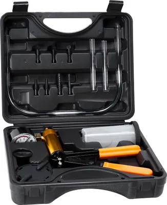 Produktbild von Hi-Q Tools Bremsenentlüfter Vakuumpumpe mit Manometer 3L