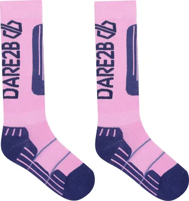Produktbild von Dare 2B - Lyžiarske ponožky pre deti RG8453 (23 EU - 25 EU) (Orchid/Dark Jeans Blue)