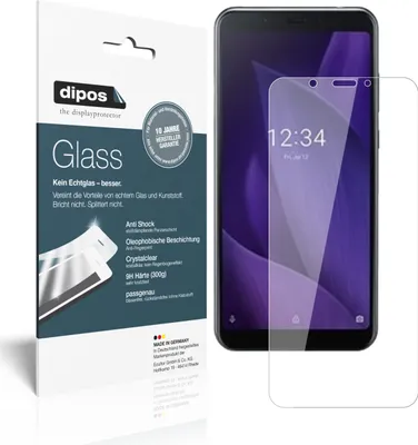 Produktbild von 2x Schutzfolie für Sharp Aquos V - Anti-Shock 9H Folie dipos Glass Kunststoffglas
