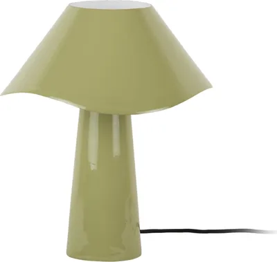 Zdjęcie produktu dla Motyw przewodni – lampa stołowa Ameno – zielona herbata – Ø28 cm Lampa stołowa – lampa nocna, salon, sypialnia