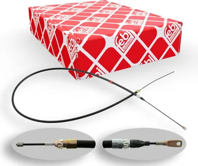 Produktbild von FEBI BILSTEIN Handbremsseil Seilzug Feststellbremse passend für MERCEDES-BENZ Stufenheck (W124) Vorne 01667