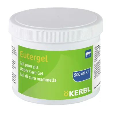 Produktbild von Kerbl Eutergel für Nutztiere, 2500 ml, grün, 19 x 19 x 14 cm (L x B x H)