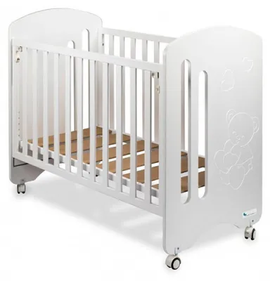 Immagine prodotto di Interbaby Letto per Materasso 60x120-Lovely-Bianco con Materasso