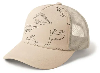 Produktbild von Kleinkind Baseball Mütze Baby Sonnenhut mit Dinosaurier-Muster Khaki 0-12 Monate