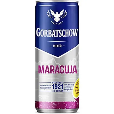 Image de Gorbatchev vodka et maracuja boisson alcoolisée mélangée 330ml