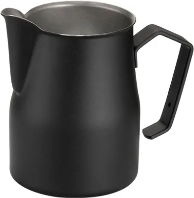Produktbild von MOTTA Milchkännchen Milchkrug Milchkanne Edelstahl Schwarz Milk Pitcher 350 ml