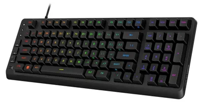 Produktbild von HyperX Eve 1800 – Gaming-Tastatur, 96%, Kabelgebunden, USB, Mechanischer Switch, RGB-LED, Schwarz