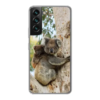 Produktbild von MuchoWow® Handyhülle Schutzhülle Hülle für Samsung Galaxy S22 Koalas - Kind - Baum - Kinder - Junge - Mädchen Silikon Softcase Handy Hülle - Mobiltelefonhülle
