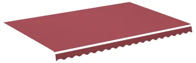 Obrázek produktu pro vidaXL Náhradní látka na markýzu, barva burgundská, rozměry 450 x 300 cm, materiál: polyester