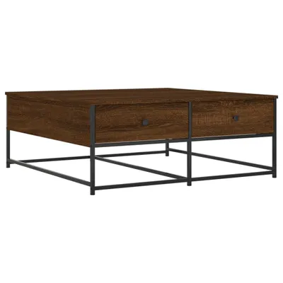 Produktbild von vidaXL Couchtisch Braun Eichen-Optik 100x99x40 cm Holzwerkstoff