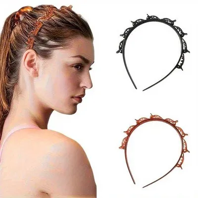Produktbild von Haarspangen für Frauen Mädchen (schwarz, braun)