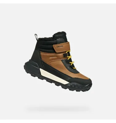 Produktbild von Geox Schwarze Jungen-Ankle-Boots Trekkyup Boy B ABX 34