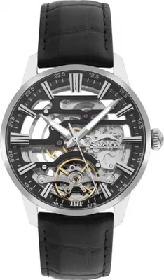 Produktbild von Herrenuhr SLAZENGER SL.09.2268.1.01 schwarz Mode-Skelett