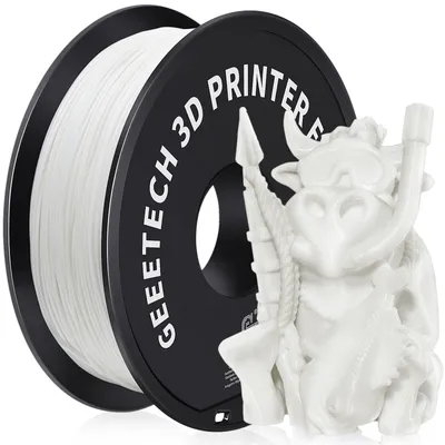 Produktbild von GEEETECH ABS Filament 1.75mm Weiß, Drucker 3d Filaments 1KG 1 Spool