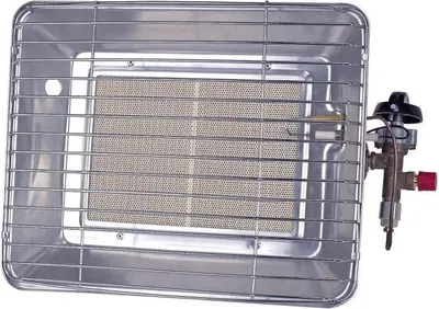 Immagine prodotto di Riscaldatore a infrarossi da cantiere - ROTHENBERGER - 4200 W - Con regolatore e tubo flessibile - Basso - Grigio