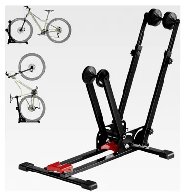 Produktbild von Verstellbarer Fahrradständer für Bodenmontage, geeignet für Rennräder und Mountainbikes
