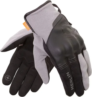 Produktbild von Merlin Berea D3O Trail Motorrad Handschuhe, schwarz/grau, L