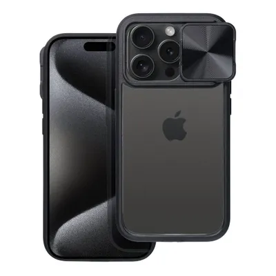 Zdjęcie produktu dla Etui na telefon komórkowy SLIDER pasuje do IPHONE 15 Plus czarny