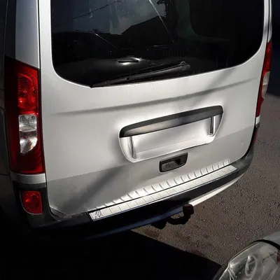 Zdjęcie produktu dla Zderzak ochronny do Renault Kangoo 2012-2021 stal nierdzewna srebrny