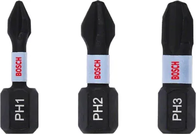 Produktbild von PRO PH Impact Bit Set, 25 mm, 3-tlg