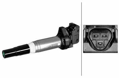 Produktbild von HELLA 5DA 358 290-571 Zündspule für BMW 3 Touring (E91) 3 Limousine (E90) 5 Touring (F11) 1 Schrägheck (E87) 5 Limousine (E60) 5 Limousine (F10)