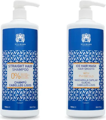 Zdjęcie produktu dla Zestaw do włosów Valquer Ice Effect – włosy gładkie, 2 sztuki