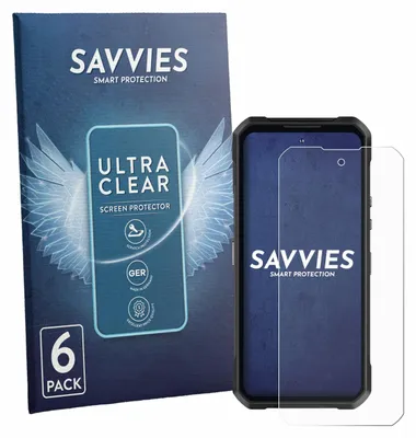 Produktbild von 6x Für Oukitel WP61 Ultra Schutzfolie Savvies Displayschutz Display Schutz Folie Klar Transparent