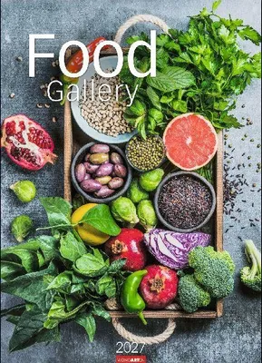 Produktbild von Weingarten Wandkalender 2027 Food Gallery mit moderner Food-Fotografie 49x68 cm