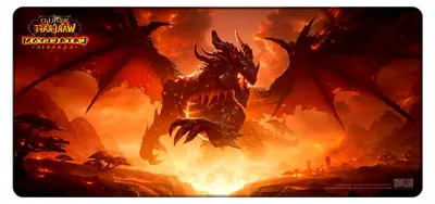 Produktbild von World of Warcraft Gaming-Mauspad, Cataclysm Deathwing (XL, 90 x 42 x 0,4 cm)