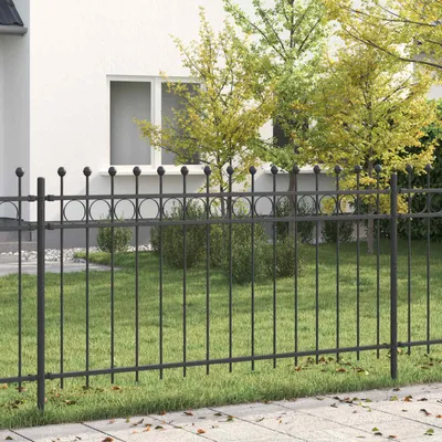Produktbild von Maison Exclusive - Ringzaun TILBURG Schwarz