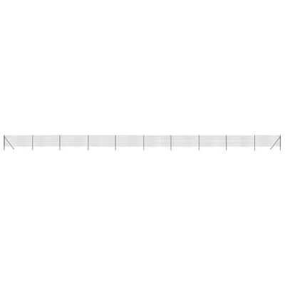 Produktbild von vidaXL Maschendrahtzaun Anthrazit 1x25 m Verzinkter Stahl