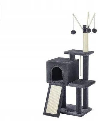 Produktbild von Feandrea Kratzbaum mit Höhle und Spielzeug 101-160 cm