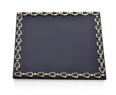 Image de Sous-verre ELIA BLACK 20x20xh1cm