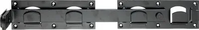 Obrázek produktu pro Alberts 210205 Doppeltorüberwurf, in den Ausführungen glatt oder gehämmert, schwarz, 423 x 70 mm