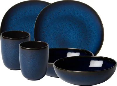 Produktbild von like Villeroy & Boch Lave bleu Frühstücksset 6tlg