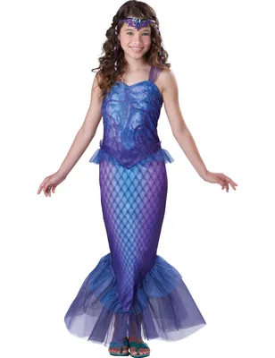 Immagine prodotto di Costume da sirenetta per bambini blu-viola - 134/140 (8-10 anni)
