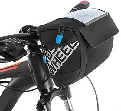 Productafbeelding van Stuurtas fiets 3 liter - Met smartphonehouder - 20 x 10,5 x 16 cm