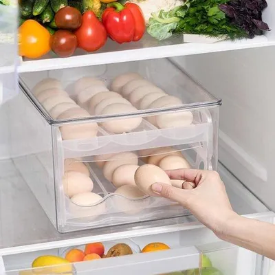 Produktbild von Automatischer Eierstapler für Kühlschrank 36 Fächer Plastik