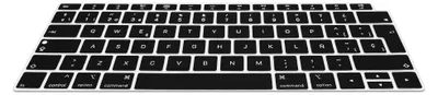 Produktbild von kwmobile Silikon Tastaturschutz QWERTY (Spanien) kompatibel mit Apple MacBook Air 13" 2018 2019 2020 A1932 - in Schwarz