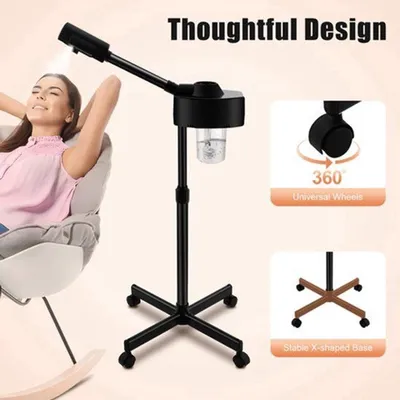 Produktbild von Gesichtsreiniger - Schwarz - 800W - 680 ml Tankvolumen - 360 Grad schwenkbar - Hautpflege