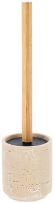 Produktbild von TENDANCE | Klobürste - Toilettenbürstenständer - Toilettenbürste - creme - 36 x 10 cm - aus Polyresin - WC-Bürste - Praktisch - Badaccessoires