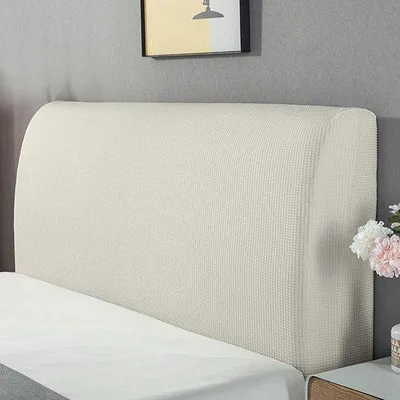 Produktbild von Famanu Kopfteilbezug Stretch - Weiß, für Kopfteil 150-170 cm